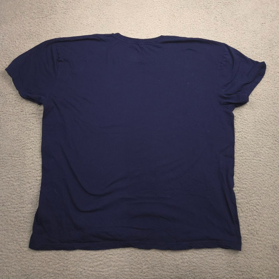 Polo Ralph Lauren T Shirt Mens 2XL Navy Cotton Crewneck Short Sleeve Classic Fit thumbnail 2