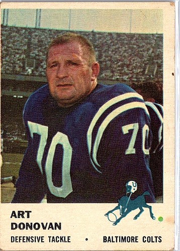 Art Donovan #39 1961 Fleer card