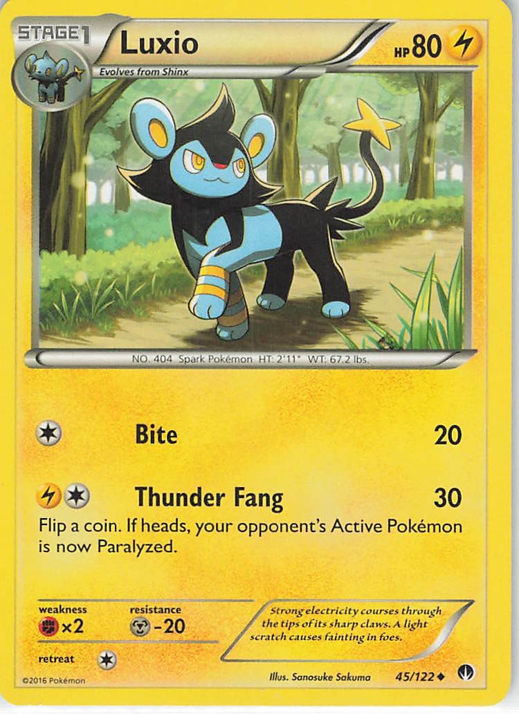 Luxio Uncommon XY - BREAKpoint 45/122 LP