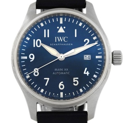 IWC Pilot watch IW328203 Automatic Blue Dial Men Warranty