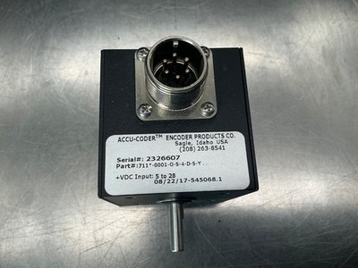 Accu-Coder 711-0001-O-S-4-D-S-Y Model 711 Incremental Shaft Encoder