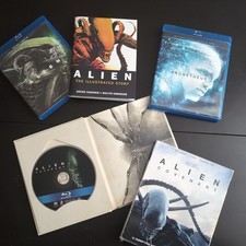 Ridley Scott's ALIEN- Three Pack Pre Owned Blu-Ray lot- Exclusive Extras