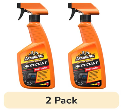 (2 pack) Armor All Ultra Shine Protectant Car Cleaning Spray - 16 fl oz