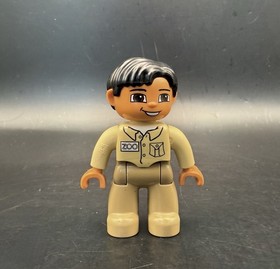 Lego Duplo MY FIRST ZOO Lot of 8 Replacement Zookeeper, Animals & Car #6136