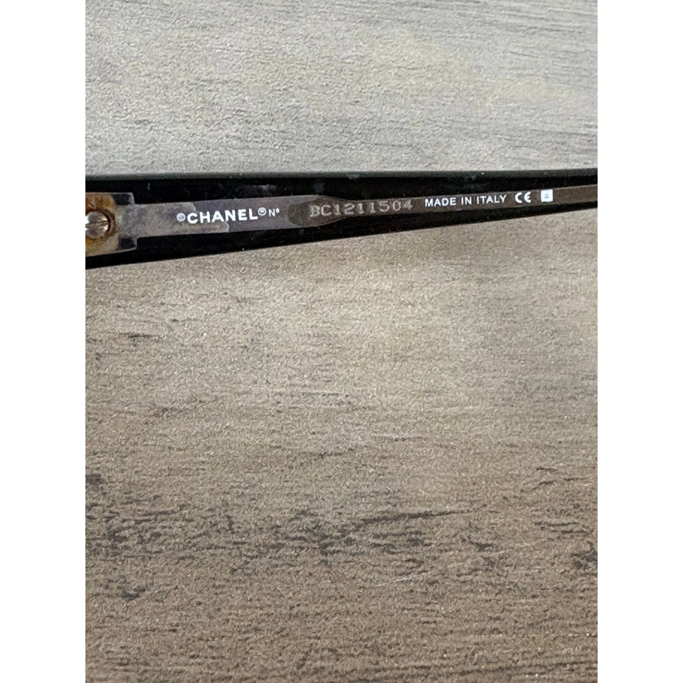 Monturas de gafas Chanel 3105 hechas en Italia marrón púrpura usadas en excelente estado Foto 4 de 4