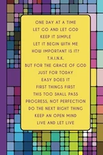 Journal: Al-Anon Slogans Journal, 6x9: Lightly Lined, 160 Pages, Perfect for Not