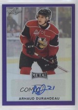 2016-17 Leaf Metal Purple Prismatic 1/15 Arnaud Durandeau #BA-AD2 Auto 0a2
