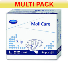 56 x MoliCare Slip Maxi with waterproof PE backing - Large- 1 Pack of 14