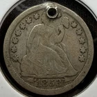 1853 O Arrows Seated Liberty Dime - VG Details - Free Shipping