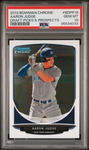 2013 Bowman Chrome Draft Picks & Prospects Aaron Judge Rookie BDPP19 PSA 10