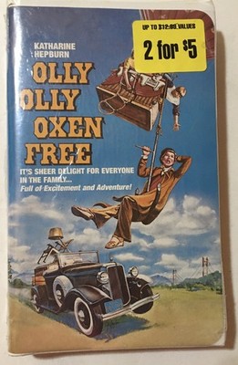 Olly Olly Oxen Free VHS Video SEALED Katharine Hepburn 1978 Great Balloon Race