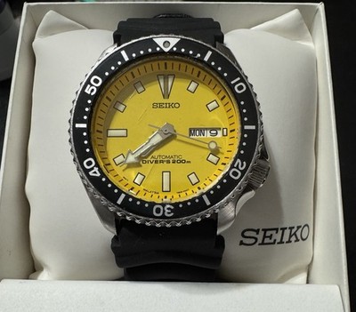 Seiko Men's Watch SKXA35 Bumblebee Diver 200M Automatic 7S26-02C7