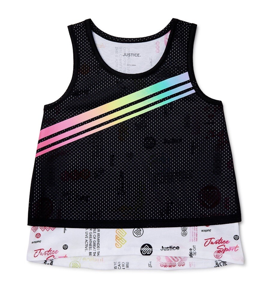 Justice Girls PAC-MAN Tank, Sizes XS-XL & Plus Justice Girls PAC-MAN Tank, Sizes XS-XL & Plus