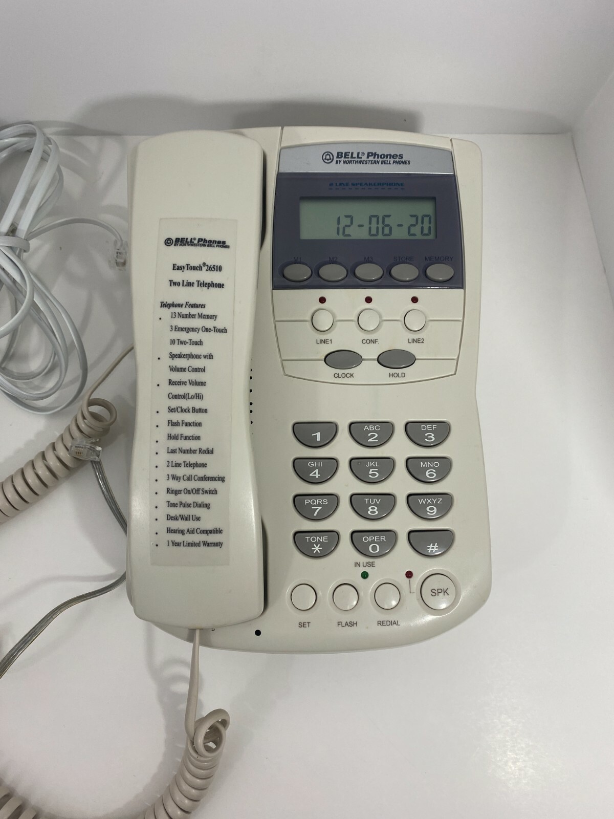 Bell Phones by northwestern Easy Touch 26510 Home phone Lot of 2 eBay