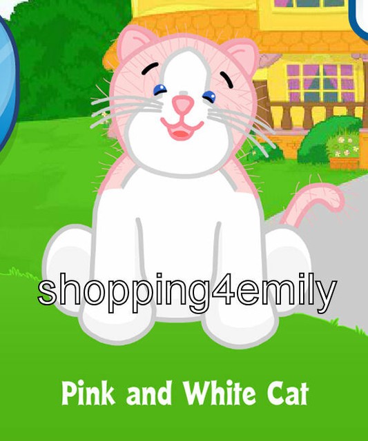 Webkinz Pink and White Cat ( unused code only ) Longtime Trusted Seller | eBay