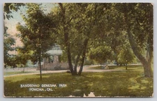 1907-15 Postcard Bandstand Genesha Park Pomona California CA