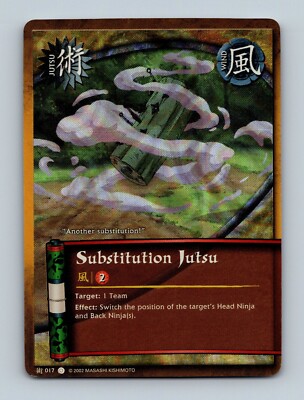 Naruto CCG - WAVY - Substitution Jutsu 017 - FOIL The Path to