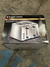 Russell Hobbs 20750 Buckingham 4 Slice Toaster Stainless Steel