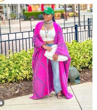 Warm Open Front Long Cardigans