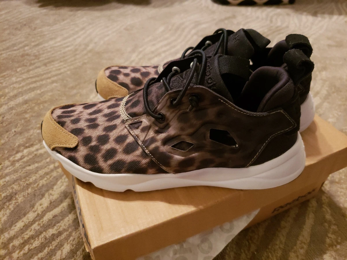 Rebelión Anestésico Caramelo Woman reebok classic Furylite Leopard Cheetah print sneakers shoes sz 7 NIB  RARE | eBay