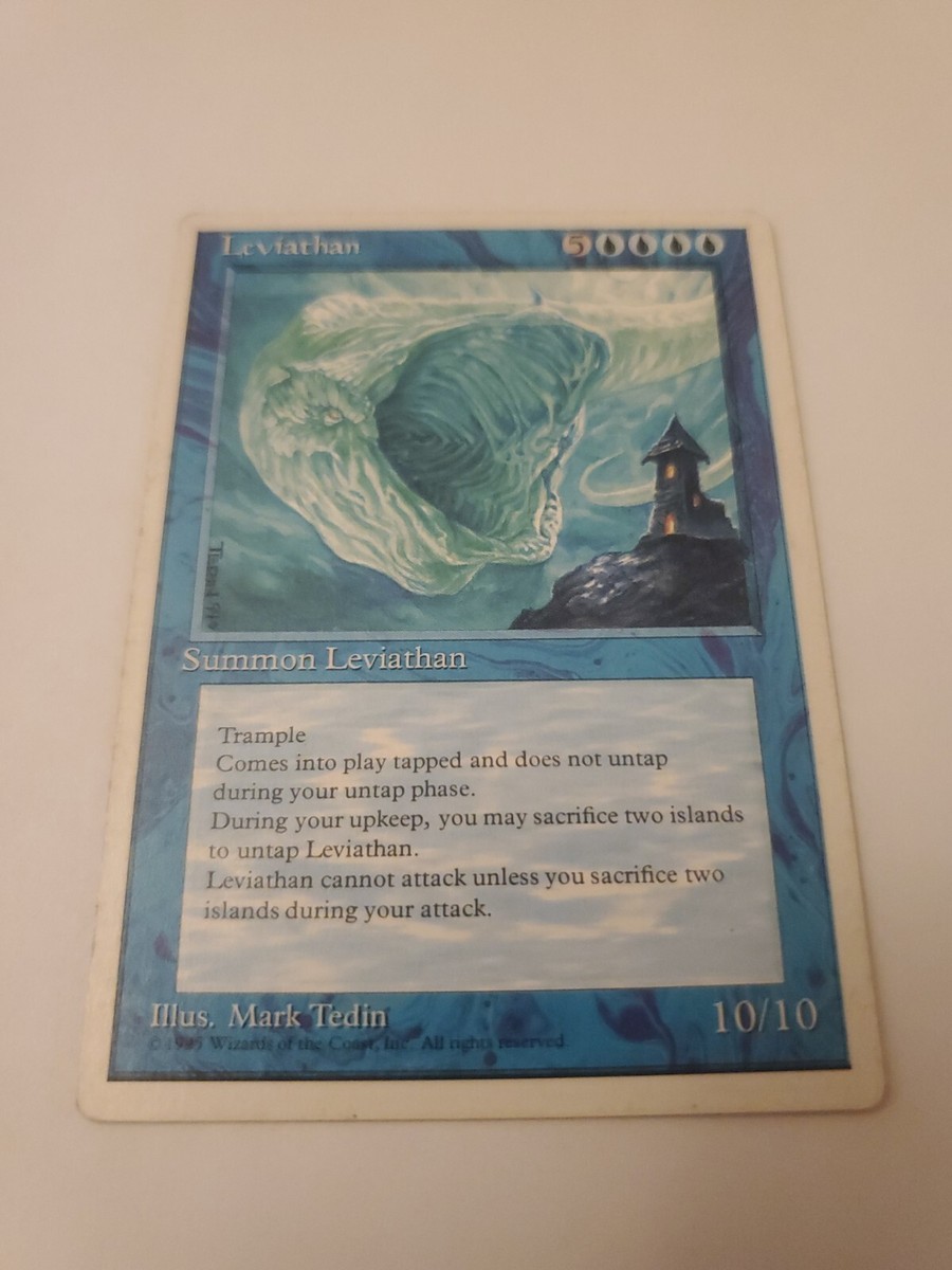 MTG Leviathan 4th Edition Regular Rare | eBay