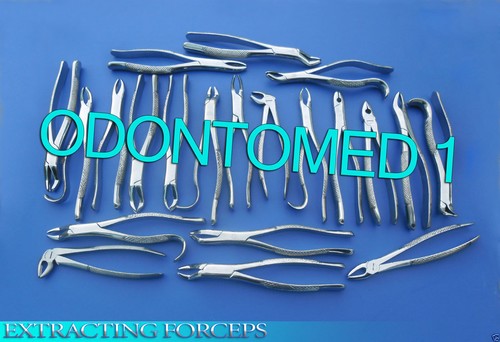 60 NEW EXTRACTING FORCEPS EXTRACTION DENTAL INSTRUMENTS - Afbeelding 2 van 3