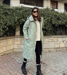 oversize quilted coat