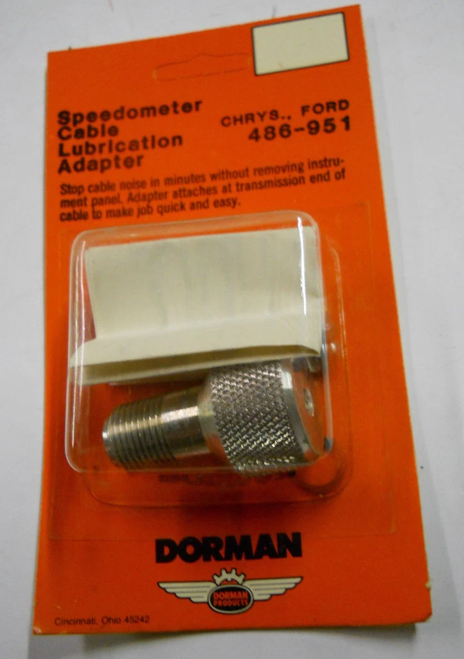 Dorman 速度表电缆润滑油适配器适用于福特卡车 F100 F150 F250 5/8 英寸 - 18 — 第 4/4 张图片