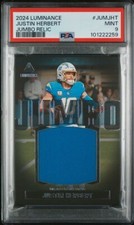 2024 Luminance Justin Herbert Jumbo Relic LA Chargers #JUMJHT PSA 9 MINT