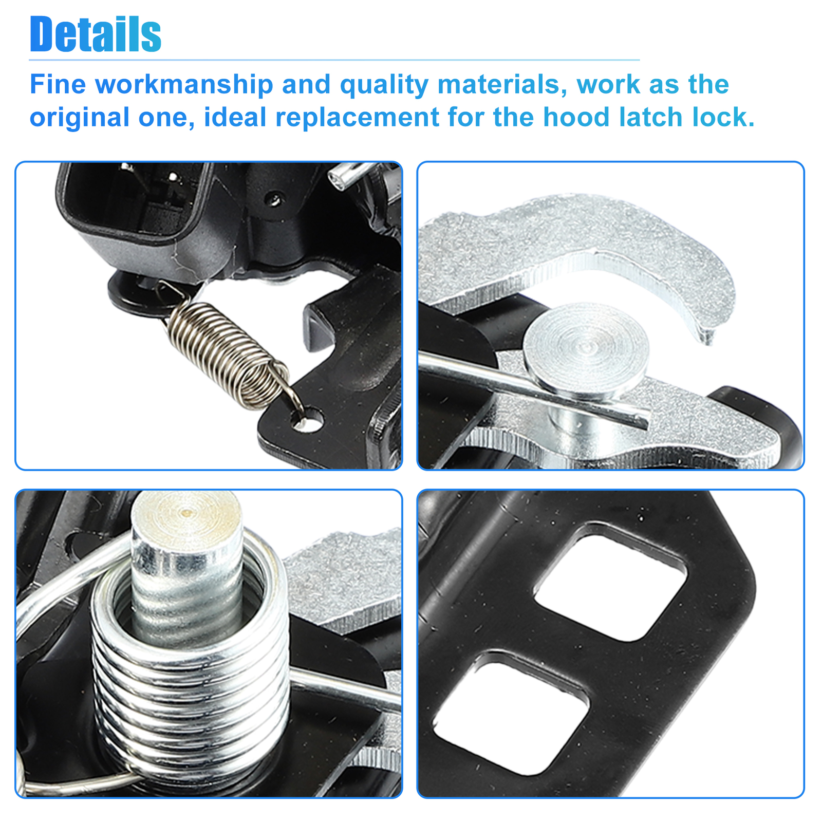 Pack Of 1 For Ford For Mustang 15-19 Hood Latch Lock FR3Z-16700-A FR3Z-16700-B - Foto 9