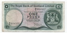 SCOTLAND 1 POUND 1976 PICK 336 LOOK SCANS