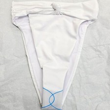 NEW ASOS DESIGN MIX  MATCH WHITE KNOT FRONT HIGH LEG BIKINI BOTTOM SIZE 4