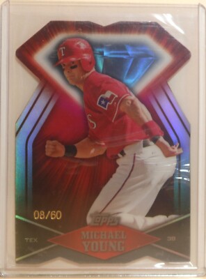 2011 TOPPS DIAMOND DIE CUT BLACK DDC-123 MICHAEL YOUNG 08/60 WITH COATING