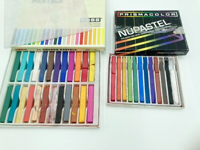 36 Pastels - Prismacolor Pastels (set of 12) and Koss Square Pastels (set of 24)