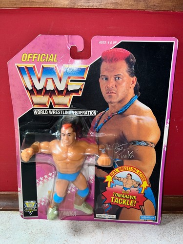 TATANKA Wrestling WWF 1993 Hasbro Action Figure NE...
