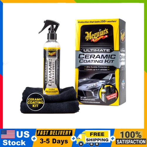 NEW Meguiar's Ultimate Ceramic Coating Kit, Includes Premium Microfiber Towels