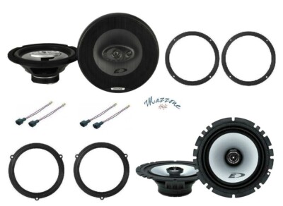 ALPINE Set 4 SXE-2035S SXE-1725S Audi A4 B8/8K 07 Vorne-Hinten 20cm 16cm Audi 5