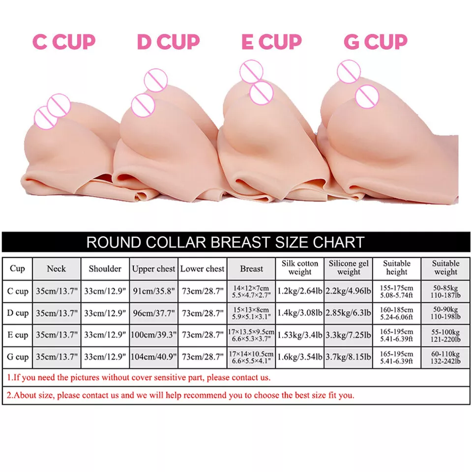 Realistic Breast Forms Silicone Fake Boobs For B-H Cup Crossdresser Drag Queen - Image 4 of 4