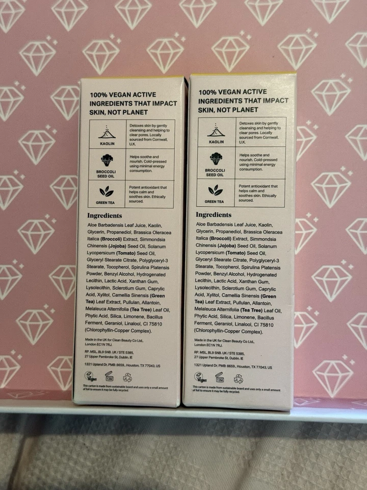 BYBI Beauty Super Greens Purifying Face Mask 2 x 60ml NEW & UNBOXED RRP £20 EACH - Image 2 of 3