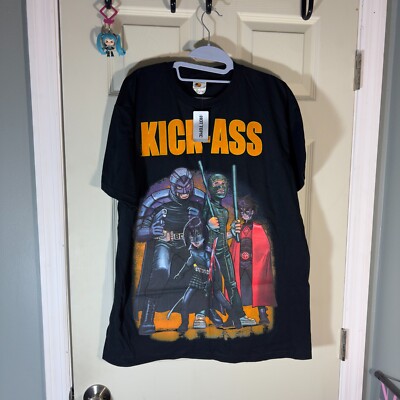 KICKASSキックアスTシャツVINTAGEンテージ映画ムービーレア古着XL KICKASSキックアスTシャツVINTAGEンテージ映画ムービーレア古着XL