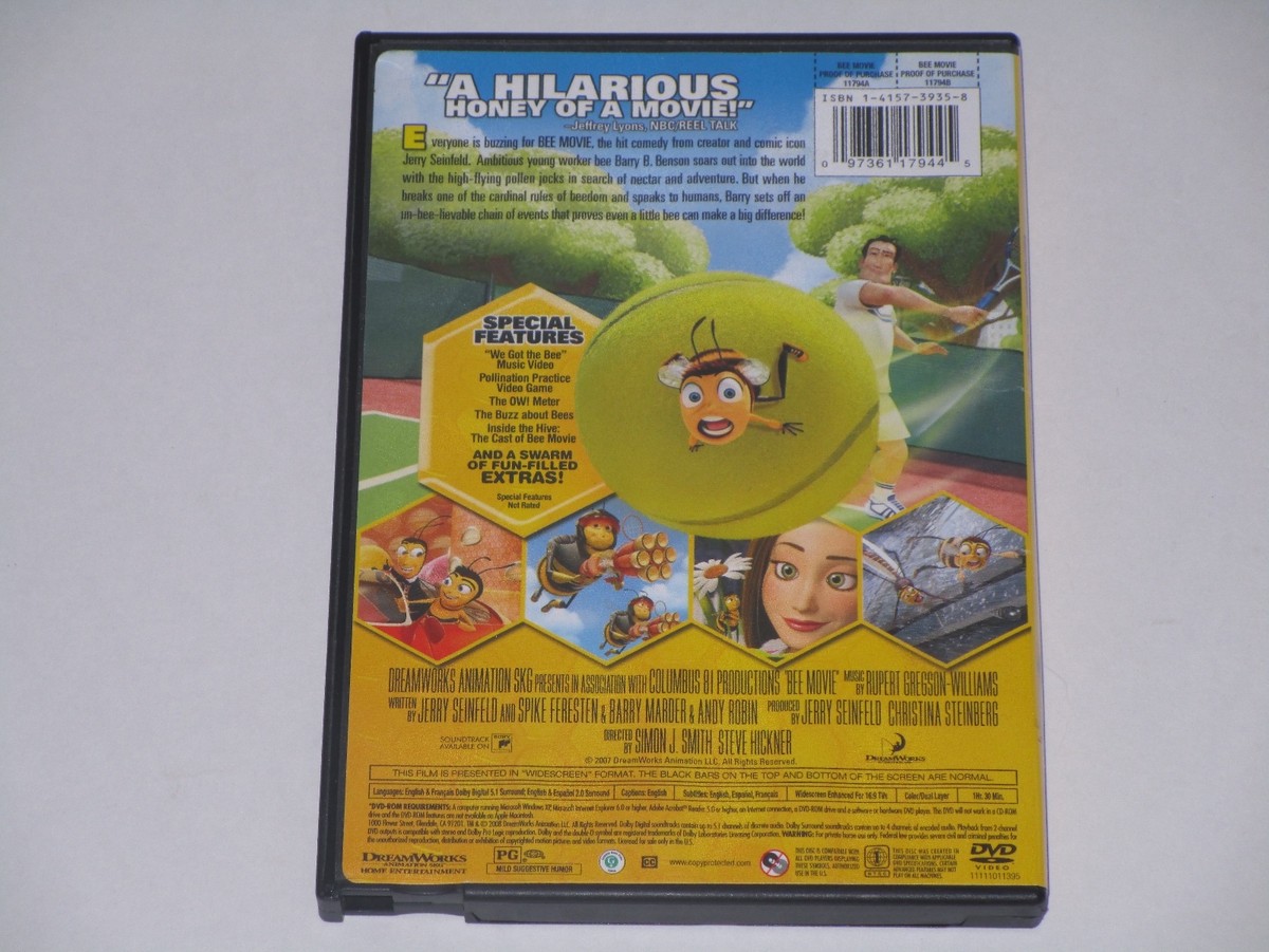 Bee Movie (DVD, 2008) for sale online | eBay