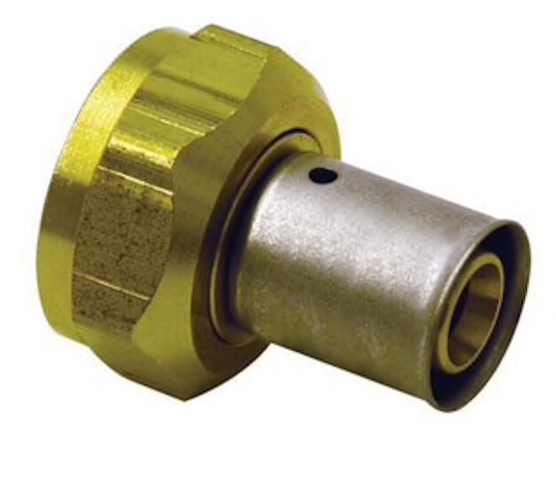 Uponor (Wirsbo) D4020500 1/2" R20 MLC Compression Fitting PEXALPEX
