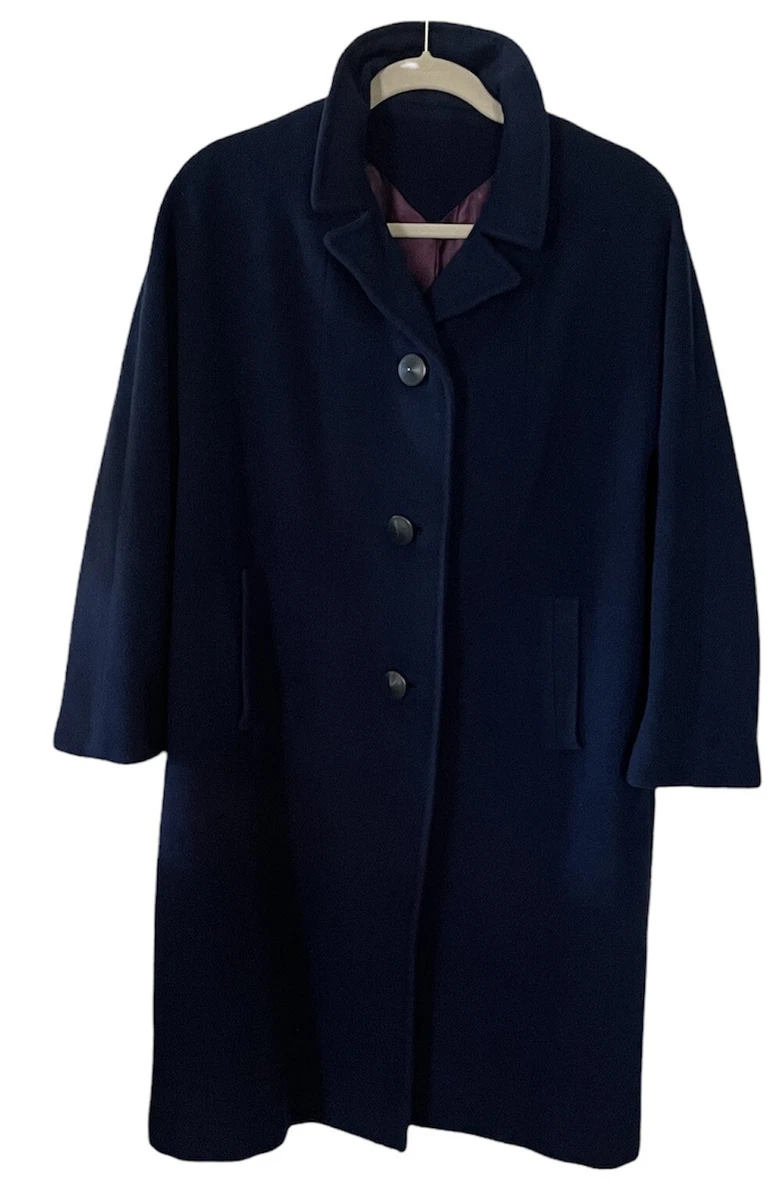 Navy cashmere hotsell coat
