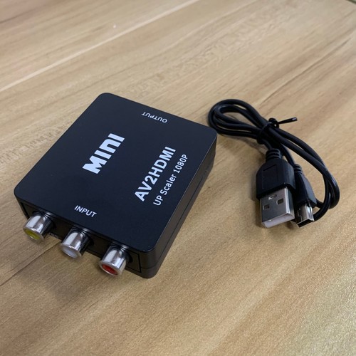 Video Audio TV 3 RCA CVBS HDMI – AV zu HDMI Adapter Konverter Full HD 1080P 4K
