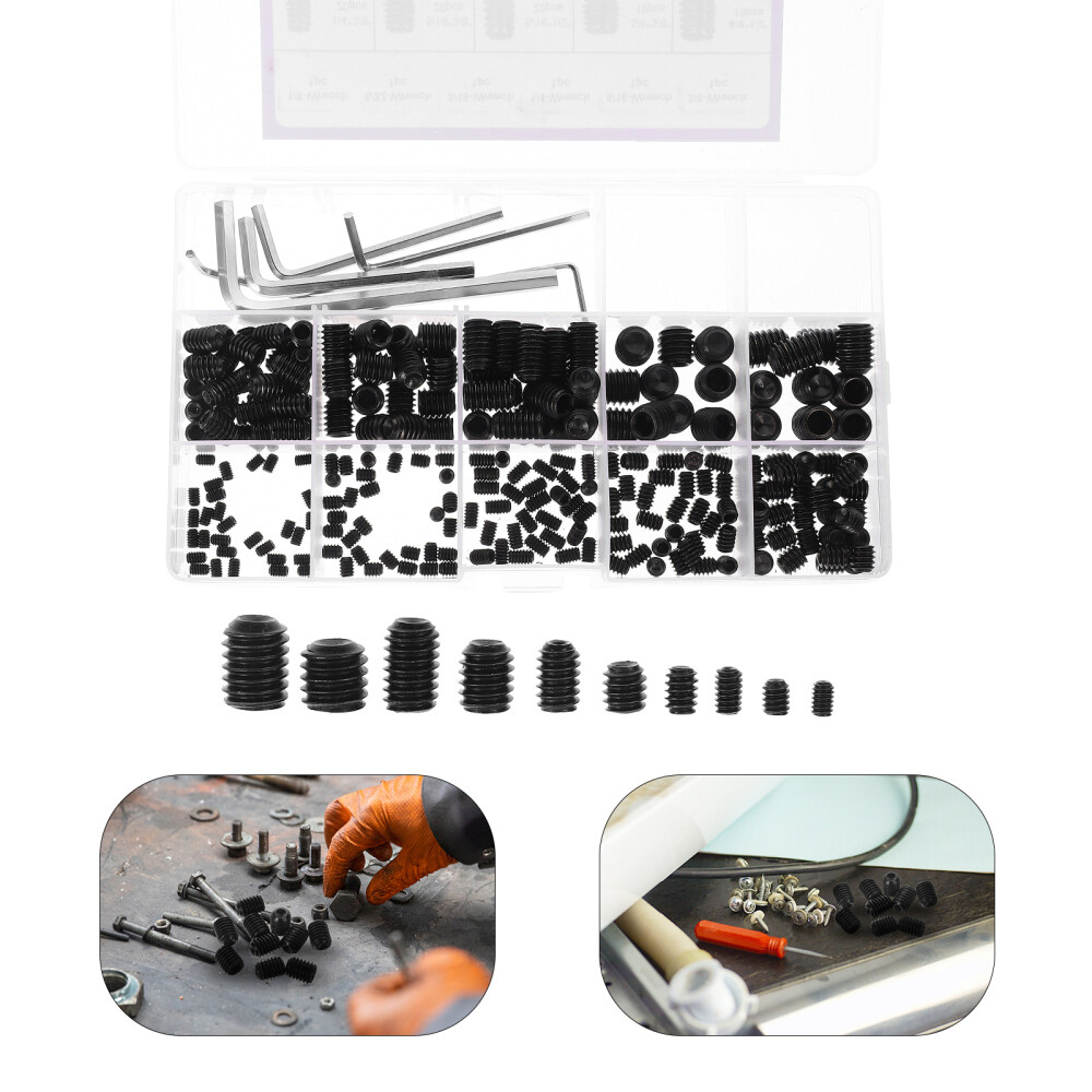 1 Set Socket Grub Screw Assorted Screw Hex Screw For Door Handle