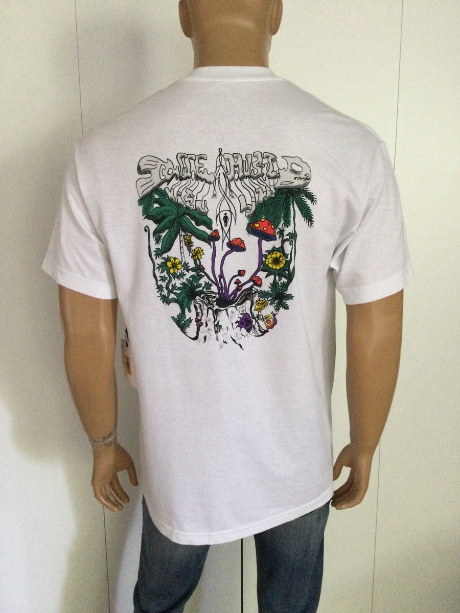 Girl Skateboard Co. White T-Shirt Size L | eBay