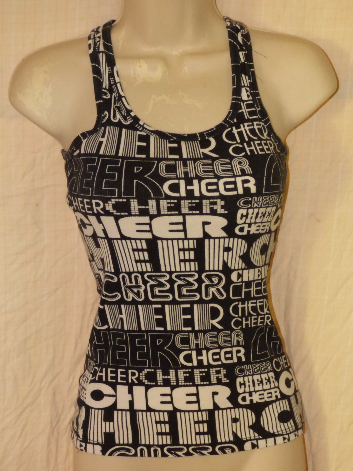 Vintage varsity cheer tank - Gem