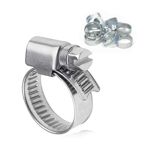 Ace Edelstahl Schlauchschellen 25er Pack – Nicht Perforiert, 12 Mm Breit, Für Ø 25–40 Mm
