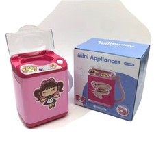 Mini Electric Makeup Brush Cleaner Makeup Sponge Washing Machine Dollhouse Toy