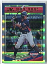 2018 Panini Stars & Stipes Giuseppe Ferraro LONGEVITY GOLD LOGO RC #54 8/25 USA